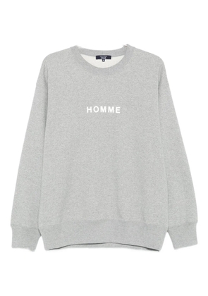Comme des Garçons Homme crew-neck cotton sweatshirt - Grey