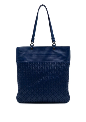 Bottega Veneta Pre-Owned 2011 Nappa Intrecciato Flat tote bag - Blue