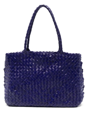 DRAGON DIFFUSION braided handle tote bag - Blue