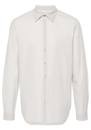 Forme D'expression crinkled-finish cotton shirt - Grey