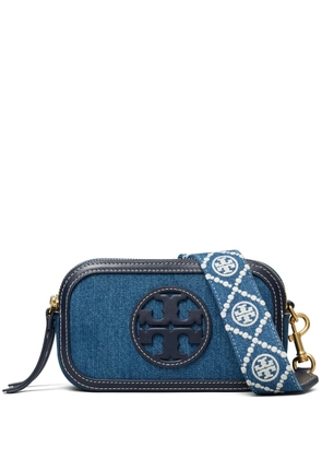 Tory Burch mini Miller denim crossbody bag - Blue