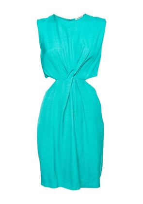 SANDRO cut-out crepe dress - Green