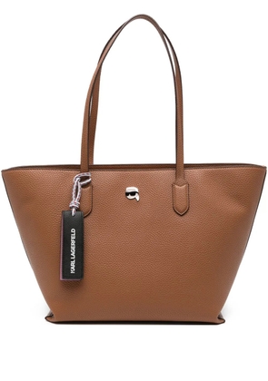 Karl Lagerfeld Ikon tote bag - Brown