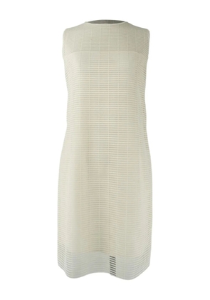 Akris patterned shift dress - Neutrals