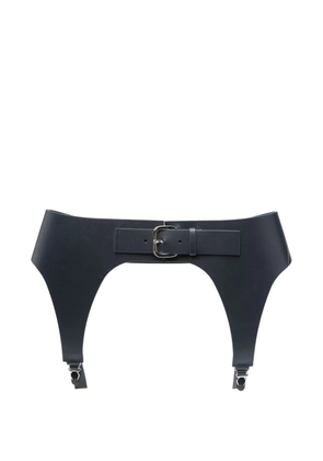 Jean Paul Gaultier leather garter belt - Blue