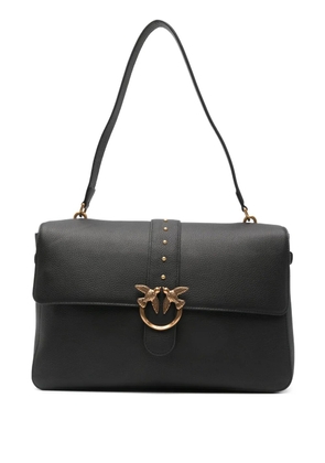 PINKO Love One leather shoulder bag - Black