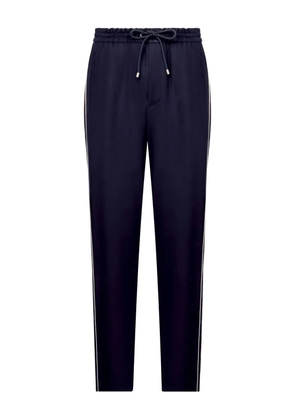 LOEWE drawstring side-stripe trousers - Blue