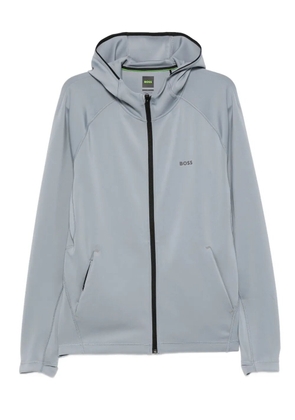 BOSS zip-front hoodie - Blue