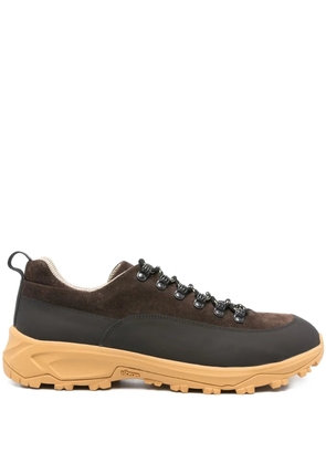 Eleventy suede lace-up trainers - Brown