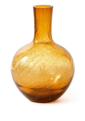 POLSPOTTEN large Ball Body glass vase - Yellow