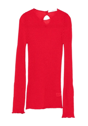 3311 cut-out sweater - Red