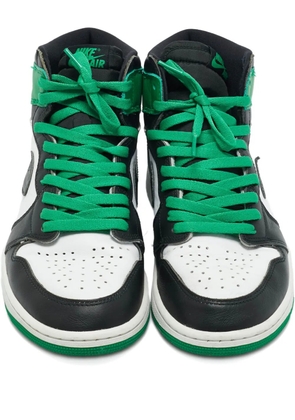Jordan Retro high-top leather sneakers - Green
