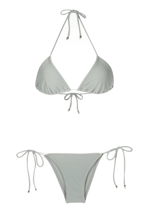 Amir Slama halterneck triangle bikini - Grey