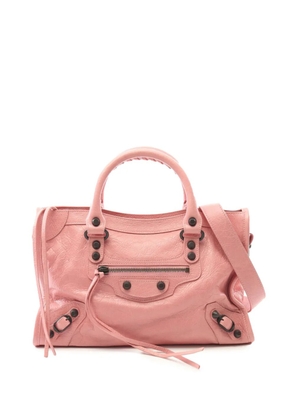 Balenciaga Pre-Owned 2010-2025 Small Lambskin Le City satchel - Pink