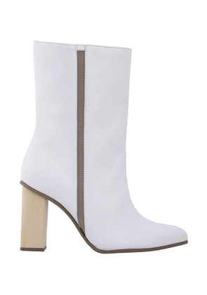 Studio Chofakian chunky heel boots - White