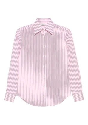 Mazzarelli Gea striped long-sleeve shirt - White