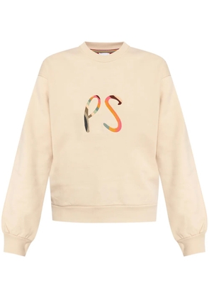 PS Paul Smith Spray Swirl organic cotton sweatshirt - Neutrals