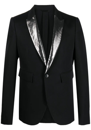 SAPIO single-breasted long-sleeved blazer - Black