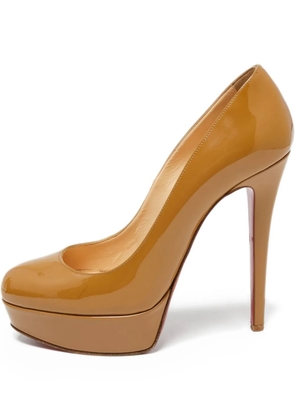 Christian Louboutin Pre-Owned platform pointed-toe pumps - Neutrals