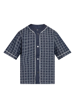 AMIRI geometric-print short-sleeve shirt - Blue