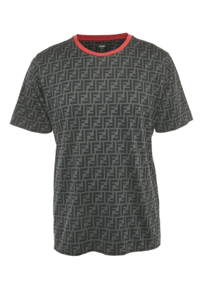 Fendi Pre-Owned logo-print T-shirt - Green