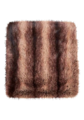 Blanca Vita faux-fur scarf - Brown