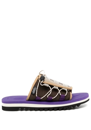 Suicoke DAO-2 drawstring-strap sandals - Purple
