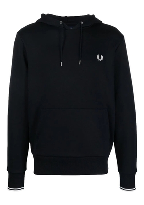 Fred Perry embroidered logo hoodie - Blue