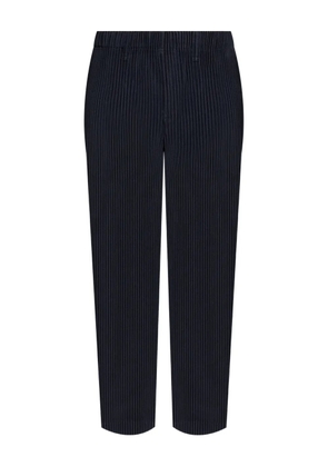 Homme Plissé Issey Miyake pleated straight-leg trousers - Blue