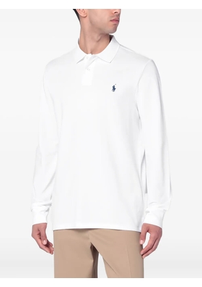 Polo Ralph Lauren long-sleeve logo polo shirt - White