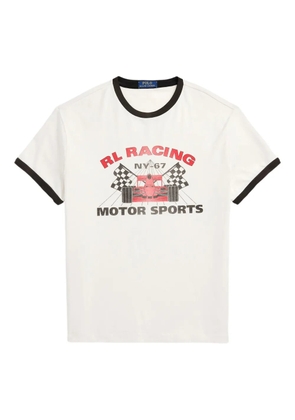Polo Ralph Lauren racing-graphic t-shirt - White