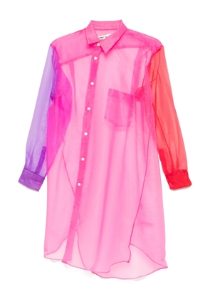 Comme Des Garçons colour-block shirt - Pink