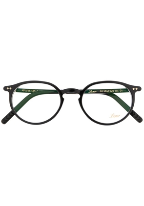 Lunor round frame glasses - Black