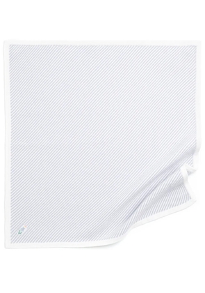 Barrie striped pattern scarf - Grey