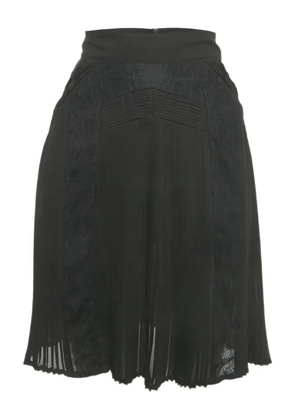 Cavalli Class chiffon pleated skirt - Black