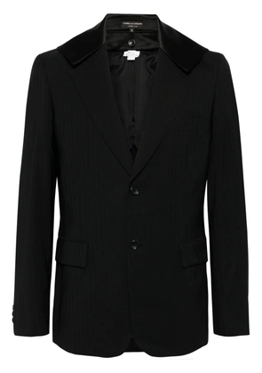 Comme des Garçons Homme Plus single-breasted wool blazer - Black