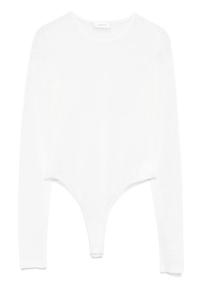 WARDROBE.NYC polka-dot bodysuit - White