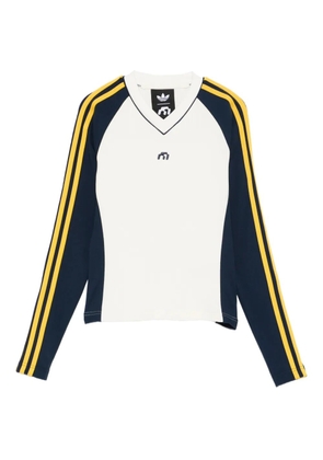 adidas x Miaou striped long-sleeve top - White