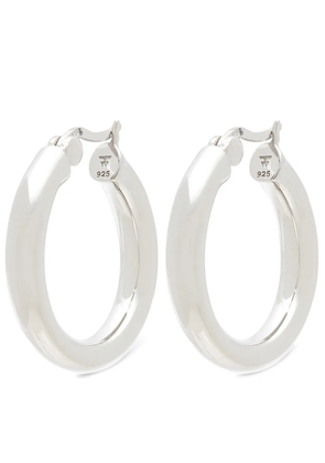 Tom Wood medium classic thick hoop earrings - Silver