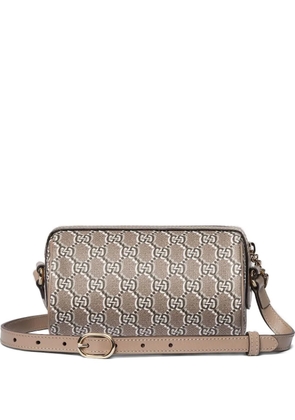 Gucci GG Supreme Canvas cylindrical shoulder bag - Grey