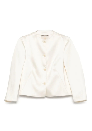Ermanno Scervino satin jacket - White