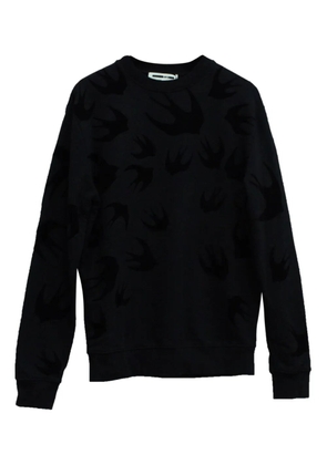 MCQ swallow-print sweatshirt - Black