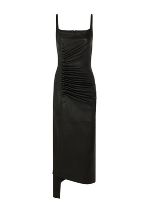 Rabanne ruched midi dress - Black