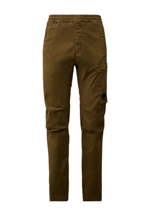 C.P. Company logo-patch cargo pants - Green