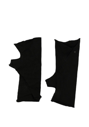 Ma+ lined fingerless gloves - Black