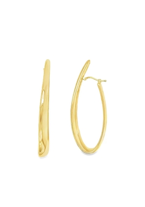 Lisa Nik 18K yellow gold hoop earrings