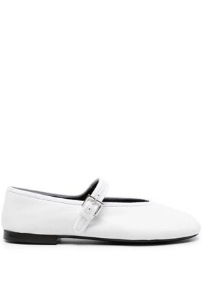 The Row Boheme MJ leather ballerina shoes - White