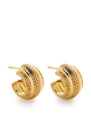 Monica Vinader small Heirloom hoop earrings - Gold