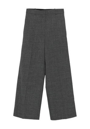 SANDRO flat-front tailored trousers - Grey