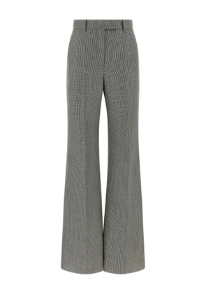 Valentino Garavani houndstooth stretched trousers - White